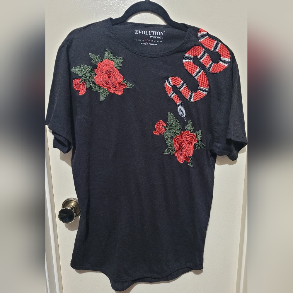 Womans Rose&Snake print shirt